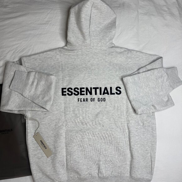 Fear Of God Essential Hoodies - Light Oat - Picture 3 of 5